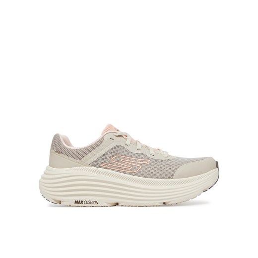 Sneakersy Skechers Max Cushioning Endea 129470/NAT Brązowy ze sklepu eobuwie.pl w kategorii Buty sportowe damskie - zdjęcie 182072241
