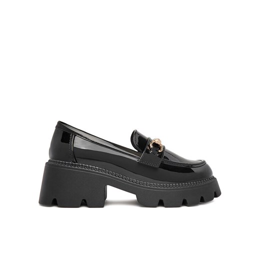 Loafersy DeeZee FBD-20306 Czarny ze sklepu eobuwie.pl w kategorii Lordsy damskie - zdjęcie 182072291