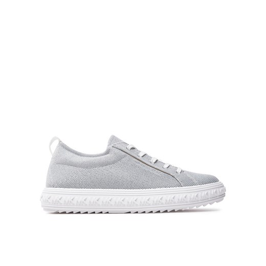Sneakersy MICHAEL Michael Kors Grove Metallic 43S4GVFS2D Srebrny ze sklepu eobuwie.pl w kategorii Trampki damskie - zdjęcie 182072330