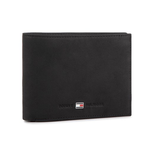 Duży Portfel Męski Tommy Hilfiger Johnson Cc Flap And Coin Pocket AM0AM00660/82566 Czarny ze sklepu eobuwie.pl w kategorii Portfele męskie - zdjęcie 182072503