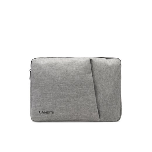 Etui na laptopa Lanetti LAN-K-010-04L Szary ze sklepu eobuwie.pl w kategorii Etui - zdjęcie 182072582