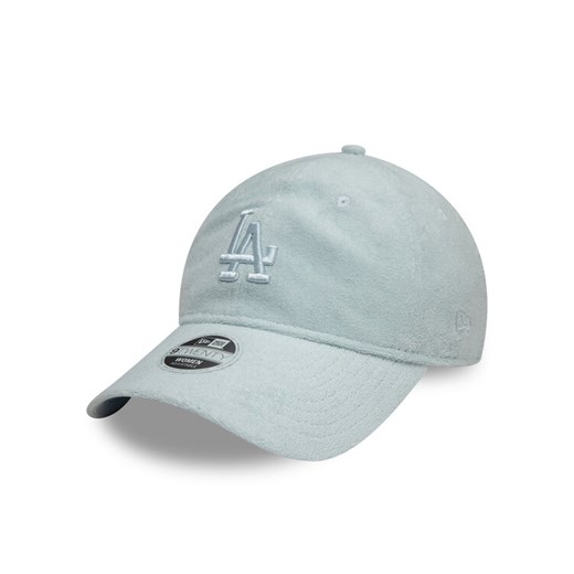 Czapka z daszkiem New Era Los Angeles Dodgers Towelling 9Twenty 60595346 Błękitny ze sklepu eobuwie.pl w kategorii Czapki z daszkiem damskie - zdjęcie 182072610