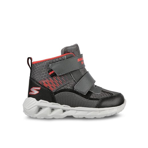 Trzewiki Skechers Magna-Lights Frosty Fun 401504N/CCBK Szary ze sklepu eobuwie.pl w kategorii Buty zimowe dziecięce - zdjęcie 182072620