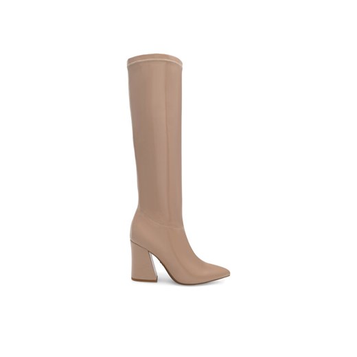 Kozaki Nine West SHARLEEZ 13196H Beżowy ze sklepu eobuwie.pl w kategorii Kozaki damskie - zdjęcie 182072630