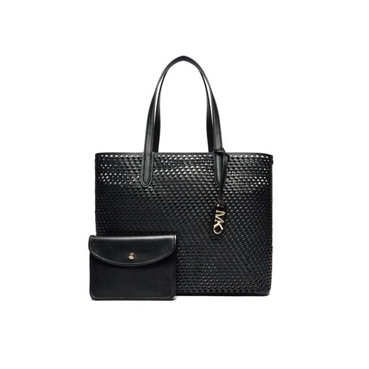 Torebka MICHAEL Michael Kors Eliza 30T4GZAT4L Czarny ze sklepu eobuwie.pl w kategorii Torby Shopper bag - zdjęcie 182072642