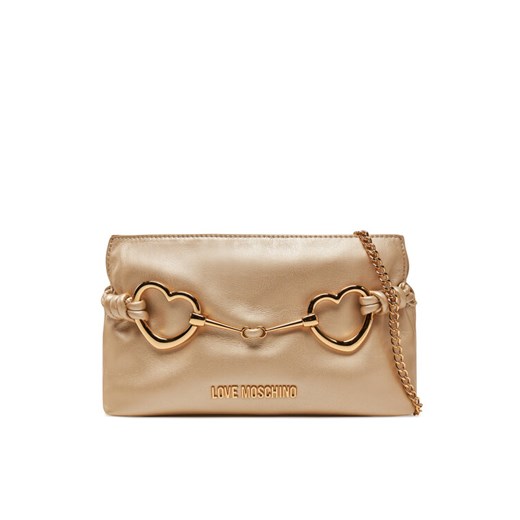 Torebka LOVE MOSCHINO JC4034PP1MLB196A Złoty ze sklepu eobuwie.pl w kategorii Kopertówki - zdjęcie 182072713