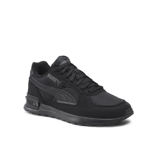 Sneakersy Puma Graviton Jr 381987 01 Czarny ze sklepu eobuwie.pl w kategorii Buty sportowe dziecięce - zdjęcie 182072723