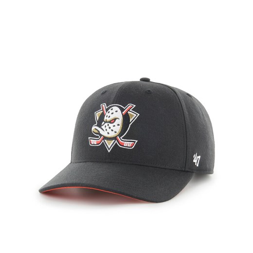 Czapka z daszkiem 47 Brand NHL Anaheim Ducks H-CLZOE25WBP Czarny ze sklepu eobuwie.pl w kategorii Czapki z daszkiem męskie - zdjęcie 182072953
