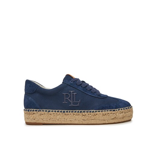 Espadryle LAUREN RALPH LAUREN Luize 802959231001 Granatowy ze sklepu eobuwie.pl w kategorii Espadryle damskie - zdjęcie 182073160