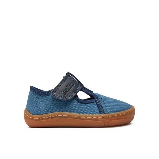 Tenisówki Froddo Barefoot Canvas T G1700380-1 M Niebieski ze sklepu eobuwie.pl w kategorii Trampki dziecięce - zdjęcie 182073353