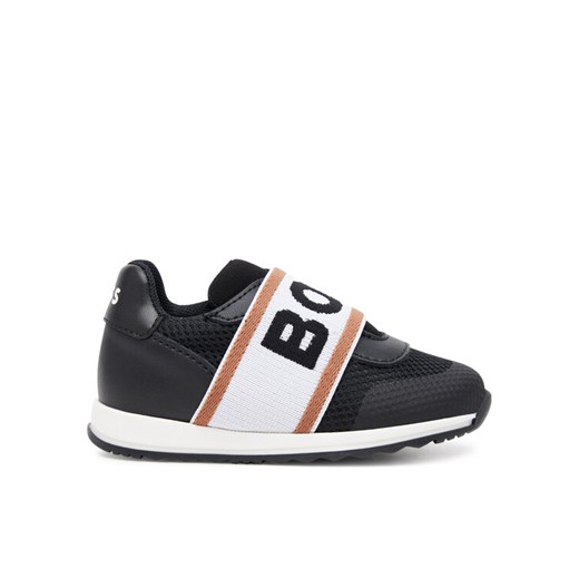 Sneakersy BOSS J52157 S Czarny ze sklepu eobuwie.pl w kategorii Buty sportowe dziecięce - zdjęcie 182073504