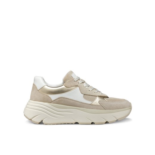 Sneakersy Geox D Diamanta D45UFB 05422 C1ZH6 Beżowy ze sklepu eobuwie.pl w kategorii Buty sportowe damskie - zdjęcie 182073634