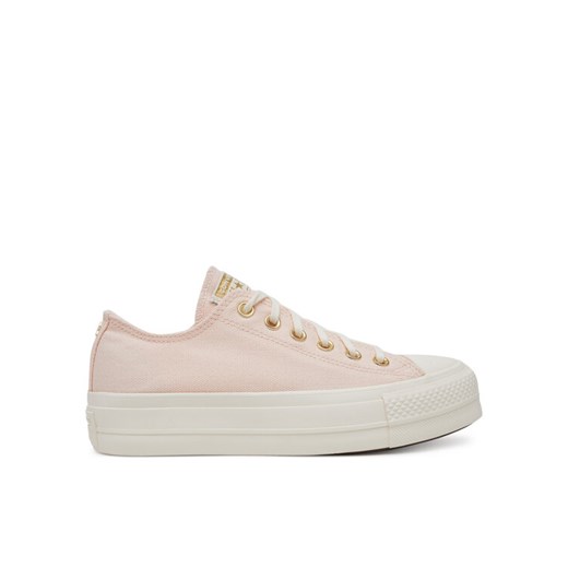 Trampki Converse Chuck Taylor All Star Lift Platform Gold A12584C Różowy ze sklepu eobuwie.pl w kategorii Trampki damskie - zdjęcie 182073774