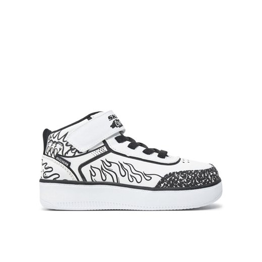Sneakersy Skechers Color Blitz 403500L/WBK Biały ze sklepu eobuwie.pl w kategorii Buty sportowe dziecięce - zdjęcie 182073820