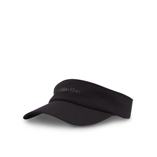 Daszek Calvin Klein Seersucker Visor K50K512973 Czarny ze sklepu eobuwie.pl w kategorii Czapki z daszkiem męskie - zdjęcie 182073952