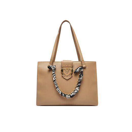 Torebka LOVE MOSCHINO JC4276PP0LKC0106 Beżowy ze sklepu eobuwie.pl w kategorii Torebki damskie - zdjęcie 182074014