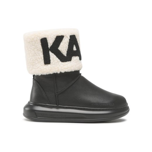 Śniegowce KARL LAGERFELD KL44550 Czarny ze sklepu eobuwie.pl w kategorii Śniegowce damskie - zdjęcie 182074024