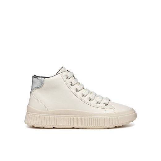 Sneakersy Geox J Laquinny Girl J46M3F 000BC C1M1W M Écru ze sklepu eobuwie.pl w kategorii Trampki dziecięce - zdjęcie 182074070