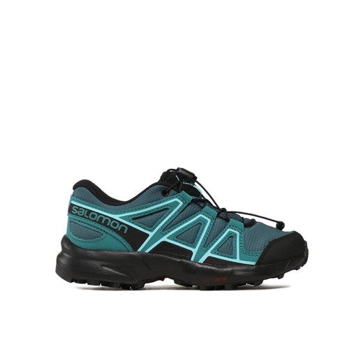 Buty do biegania Salomon Speedcross J 471238 09 M0 Niebieski ze sklepu eobuwie.pl w kategorii Buty trekkingowe dziecięce - zdjęcie 182074182
