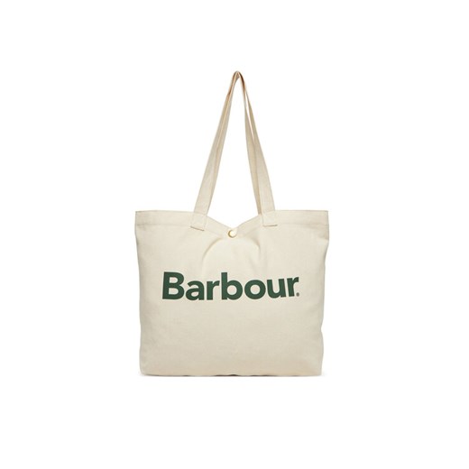 Torba Barbour Logo Tote Bag UBA0733GN71 Écru ze sklepu eobuwie.pl w kategorii Torby męskie - zdjęcie 182074212