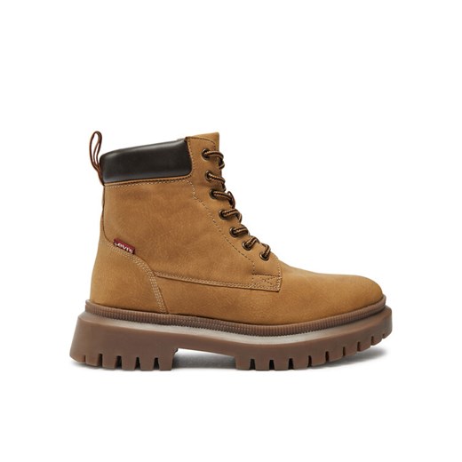 Trapery Levi's® Lennox 235878-794 Beżowy ze sklepu eobuwie.pl w kategorii Botki - zdjęcie 182074293