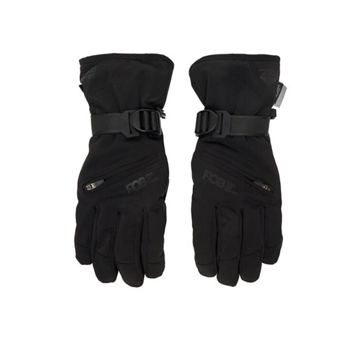 Rękawice snowboardowe 4F 4FWAW24AFGLM151 Czarny ze sklepu eobuwie.pl w kategorii Rękawiczki męskie - zdjęcie 182074310