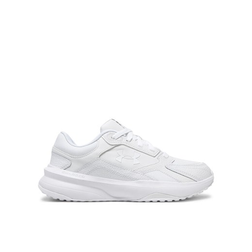 Sneakersy Under Armour Ua Edge Lthr 3028375-100 Biały ze sklepu eobuwie.pl w kategorii Buty sportowe męskie - zdjęcie 182074381