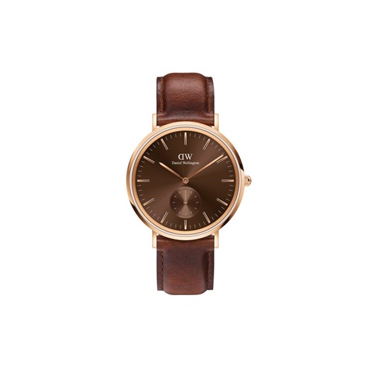 Zegarek Daniel Wellington Classic Multi-Eye St Maves Amber DW00100707 Brązowy ze sklepu eobuwie.pl w kategorii Zegarki - zdjęcie 182074410