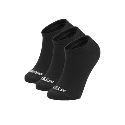 Zestaw 3 par niskich skarpet unisex adidas IC1299 3-PACK Czarny ze sklepu eobuwie.pl w kategorii Skarpetki damskie - zdjęcie 182074441