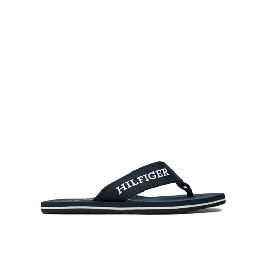 Japonki Tommy Hilfiger Monotype FM0FM05237 Granatowy Tommy Hilfiger 40 eobuwie.pl