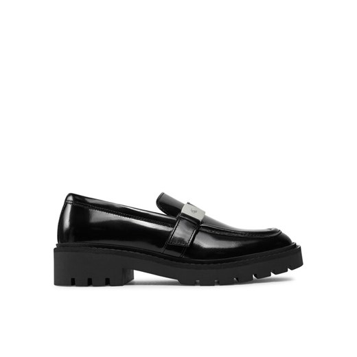 Loafersy Calvin Klein Jeans Flatform Shoe Driver Hdw YW0YW01657 Czarny ze sklepu eobuwie.pl w kategorii Lordsy damskie - zdjęcie 182074510