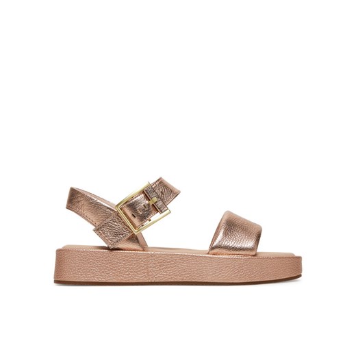 Sandały Clarks Alda Strap 26181223 Złoty ze sklepu eobuwie.pl w kategorii Sandały damskie - zdjęcie 182074654