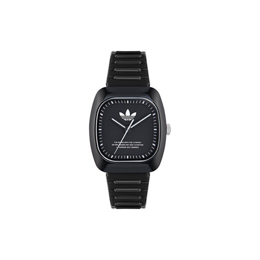 Zegarek adidas Retro Wave Two AOSY24531 Czarny ze sklepu eobuwie.pl w kategorii Zegarki - zdjęcie 182074724