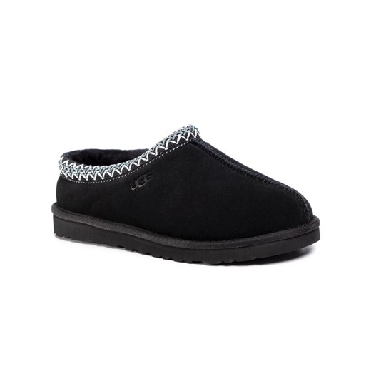 Kapcie Ugg M Tasman 5950 Czarny ze sklepu eobuwie.pl w kategorii Kapcie męskie - zdjęcie 182074743