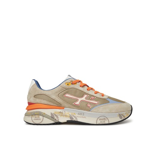 Sneakersy Premiata MOERUN VAR 7301 Beżowy ze sklepu eobuwie.pl w kategorii Buty sportowe męskie - zdjęcie 182074940