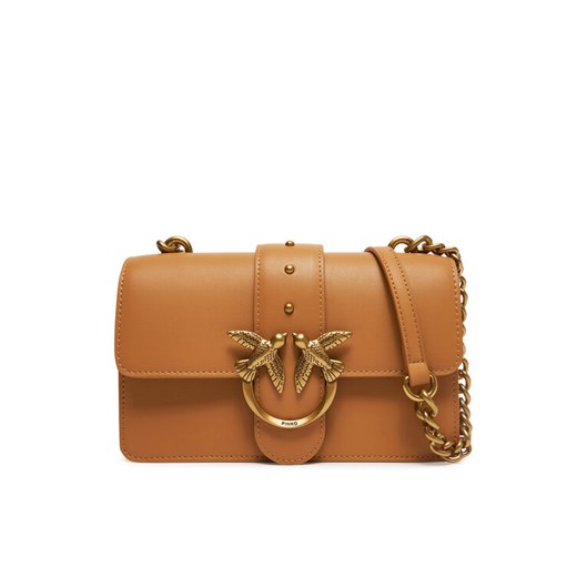Torebka PINKO Love One Mini Cl PE 25 PCPL 100059 A0F1 Brązowy ze sklepu eobuwie.pl w kategorii Kopertówki - zdjęcie 182074961