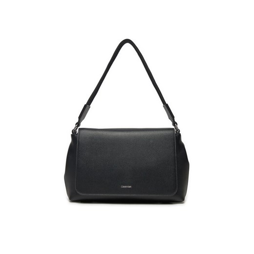 Torebka Calvin Klein Ck Must Top Handle Bag_Caviar K60K613085 Czarny ze sklepu eobuwie.pl w kategorii Torebki damskie - zdjęcie 182075003