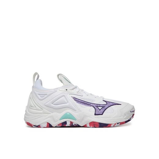 Buty halowe Mizuno Wave Momentum 3 V1GC2312 Biały ze sklepu eobuwie.pl w kategorii Buty sportowe damskie - zdjęcie 182075011