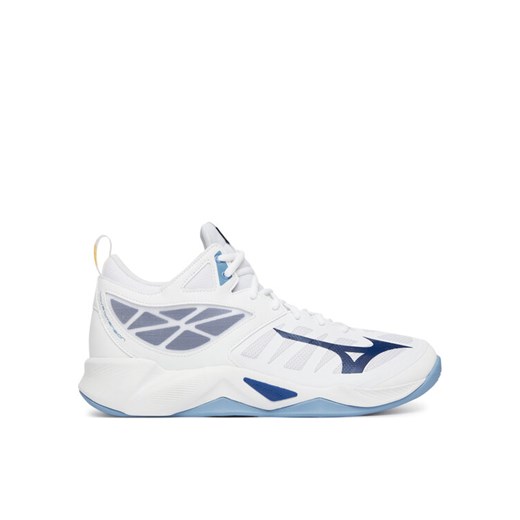 Buty halowe Mizuno Wave Dimension Mid V1GA2245 Biały ze sklepu eobuwie.pl w kategorii Buty sportowe męskie - zdjęcie 182075031