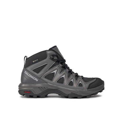 Trekkingi Salomon X Braze Mid GORE-TEX L47181200 Czarny ze sklepu eobuwie.pl w kategorii Buty trekkingowe damskie - zdjęcie 182075052