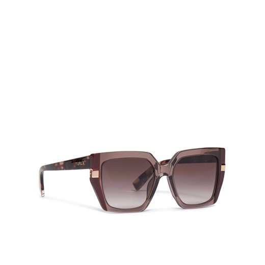 Okulary przeciwsłoneczne Furla WD00126 A.0116 3831S Różowy ze sklepu eobuwie.pl w kategorii Okulary przeciwsłoneczne damskie - zdjęcie 182075090