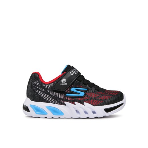 Sneakersy Skechers Vorlo 400137L/BKRB Czarny ze sklepu eobuwie.pl w kategorii Buty sportowe dziecięce - zdjęcie 182075122