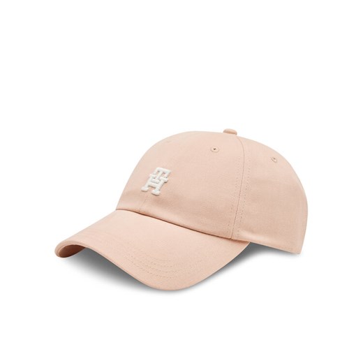 Czapka z daszkiem Tommy Hilfiger Utility Soft Cap AW0AW16363 Różowy ze sklepu eobuwie.pl w kategorii Czapki z daszkiem damskie - zdjęcie 182075150