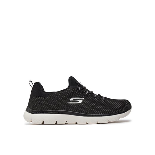Sneakersy Skechers Bright Bezel 149204/BKSL Czarny ze sklepu eobuwie.pl w kategorii Buty sportowe damskie - zdjęcie 182075201