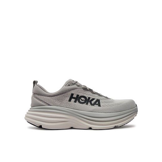 Buty do biegania Hoka Bondi 8 1123202 Szary ze sklepu eobuwie.pl w kategorii Buty sportowe męskie - zdjęcie 182075244