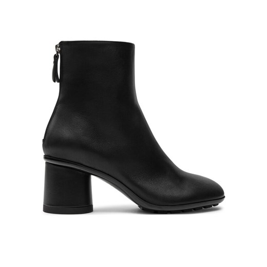 Botki AGL Curvy D245509PGSOFTY0000 Czarny ze sklepu eobuwie.pl w kategorii Botki - zdjęcie 182075260