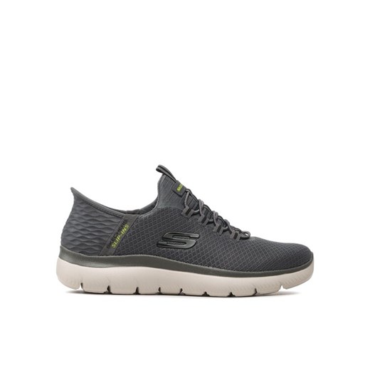 Sneakersy Skechers High Range 232457/CHAR Szary ze sklepu eobuwie.pl w kategorii Buty sportowe męskie - zdjęcie 182075290