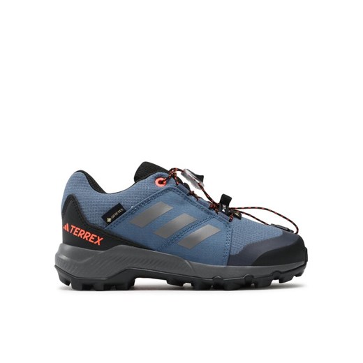 Trekkingi adidas Terrex GORE-TEX Hiking IF5705 Niebieski ze sklepu eobuwie.pl w kategorii Buty sportowe dziecięce - zdjęcie 182075332