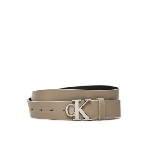 Pasek Damski Calvin Klein K60K612289 Beżowy ze sklepu eobuwie.pl w kategorii Paski damskie - zdjęcie 182075360