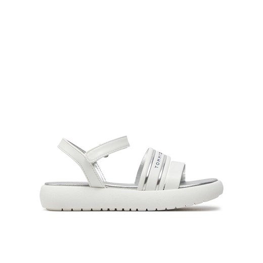 Sandały Tommy Hilfiger T4A2-33246-0371 M Biały ze sklepu eobuwie.pl w kategorii Sandały dziecięce - zdjęcie 182075463